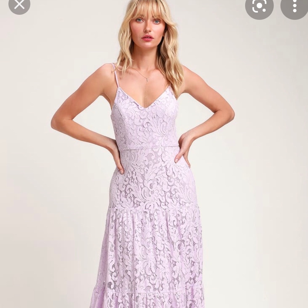 Lulus Lavender Dress